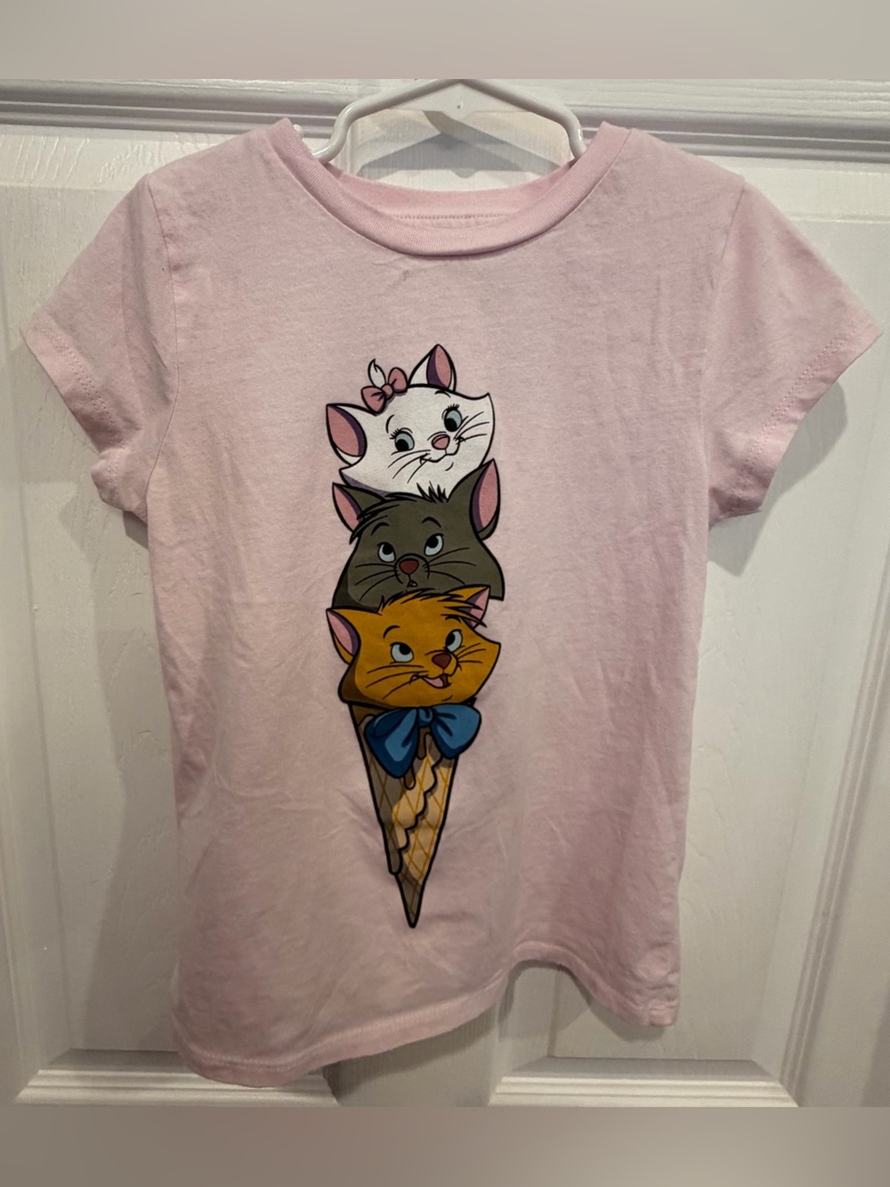 Disney Aristocrats Pink T-Shirt Girls Size 7